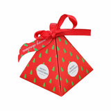 24pcs Christmas Candy Box Bag Christmas Tree Gift Box Paper Box Gift Party Bag