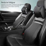 Car Seat Memory Foam Lumbar Back Pillow Support Back Cushion Neck Pillow Cushion