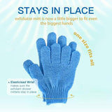 2 Pairs Exfoliating Gloves Refresh Cleanse Massage Smooth Skin Personal Care