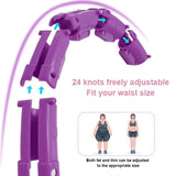 24 Knots Smart Hula Hoop Weighted Fitness Detachable Hoops Weight Hoola Sport