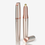 PINK Electric Eyebrow Trimmer Finishing Touch Flawless Brows Hair Remover LED Light