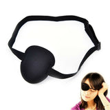Eye Patch Eye Shade Medical Use Concave Washable Adjustable Strap Black Strap