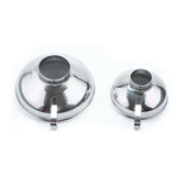 2x Stainless Steel Funnel Hopper Filter Wide Mouth Canning Kitchen