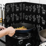 2x Kitchen Screen Cover Cooking Shield Splash Guard Frying Foil Anti Splatter