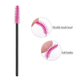100pcs Disposable Mascara Wands Eyelash Brush Applicator Extension Spoolies