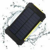 Portable Power Bank Solar Panel Dual USB External Battery Pack Charger 10000mAh