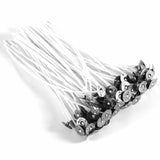 100PCS Candle Wick Core Pre Waxed With Sustainers Cotton DIY Candle Making 20cm