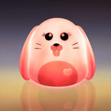 Bunny Table Lamp Smoosho's Pals  Kids Bedroom LED Night Light Soft Warm Glow