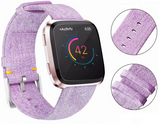Fitbit Versa /2/Lite Replacement Band Fabric Watch Sports Strap Wristband Purple