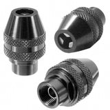 3x Quick Change Drill Chuck 0.4-3.2mm Clamps For Dremel Router Rotary Bit Tools