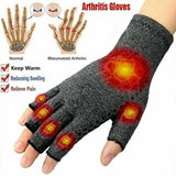 Arthritis Gloves Compression Joint Finger Pain Relief Hand Wrist Support Brace L
