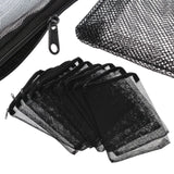 5pcs Aquarium Filter Bags Fish Tank Bio Ball Media Mesh Storage Bag with Zipper