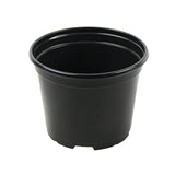 100x Plastic Plant Flower Pots Nursery Seedlings Growing Garden Black Plant Pots