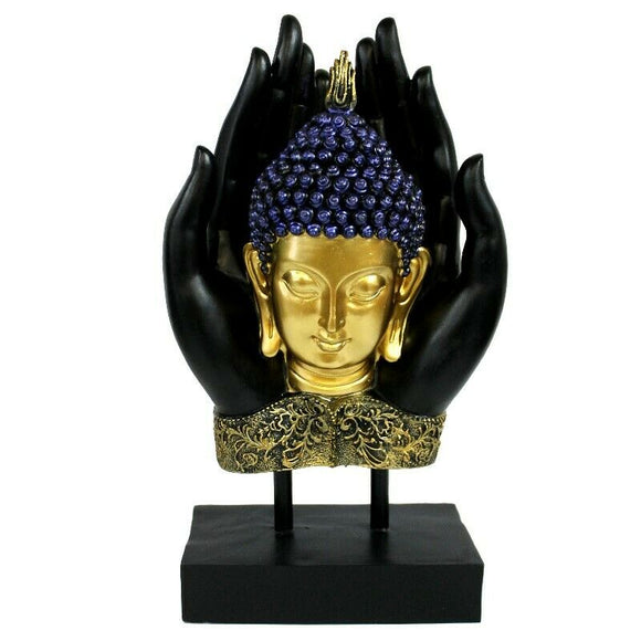 Buddha In Hand Ornament Figurine Home Decor Sculptures 31CM