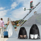 5pcs Portable Shoes Bag Travel Storage Pouch Drawstring Bags Non-Woven