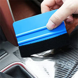 4 Pieces Applicator Decal Wrap Scraper Car Squeegee Soft Felt Edge Sticker Ruber