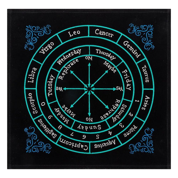 Velvet Mat Astrology Altar Cloth Art Tapestry Tapestries Tablecloth - 30x30cm