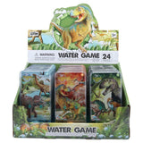 1x Ancient Dinosaur Water Game Ring Toy Handheld Solo Game For Kids - Assorted