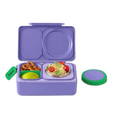 OmieBox UP Hot & Cold Lunch Box Kids Food Storage Container - Galaxy Purple