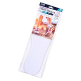 1 Pair Terry Cloth Cotton Insoles White Confy One Size Pads Feet