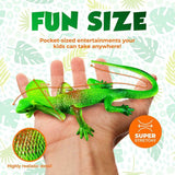 4x Realistic Toy Reptiles Soft Stretchy Fun Learning Wildlife School Home 27cm