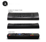 2.4G Wireless Remote Control Air Mouse Keyboard IR Learn For PC Android TV Box