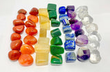 7 Chakras Crystal Set Heiki Healing Meditation Colourtherapy 7 Pieces - Tumbled