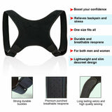 Posture Corrector Women Men Shoulder Brace Back Support Strap Belt Adjustable