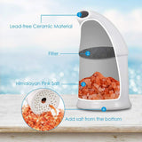 Himalayan Salt Inhaler With 125g Natural Food Grade Himalayan Salt