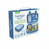 Bentgo Kids Lunch Box With Compartment Bento-Style Container Blue