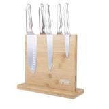Appetito Double-Sided Magnetic Knife Stand - Bamboo