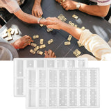 Silicone Dominoes Game Toy Making Mold Resin Epoxy Mould Casting Craft