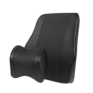 Car Seat Memory Foam Lumbar Back Pillow Support Back Cushion Neck Pillow Cushion
