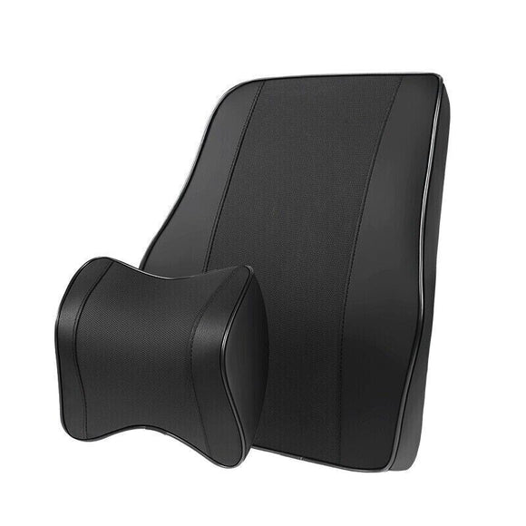 Car Seat Memory Foam Lumbar Back Pillow Support Back Cushion Neck Pillow Cushion