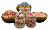 Rose Lavender Botanical Salt Bath Soak Buds & Blossoms Bathtub Health 500g