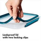 OXO Good Grips Prep & Go Divided Container 0.4 Litre  2 Cups 19x 15x6cm White