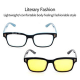 Blue light Blocking Glasses Computer Gaming Anti UV Black Frame Yellow Lense
