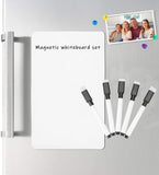 Fridge Magnetic Whiteboard A5 + Board Pen Marker Eraser Memo Reminder Magnet A5