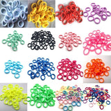 120x Women Girls Multicolor Hair Band Ties Rope Elastic Hairband Ponytail Holder