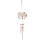 Wind Chimes Rose Gold Bells Hanging Garden Yard Home Decor Outdoor Tree of Life