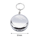 1PK Pill Container Pill Box Tablet Holder Medicine Metal Case Round
