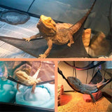 2pcs Reptile Hammock for Small Large Bearded Dragon Lizard Reptile Snakes