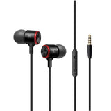 EXTRA BASS Earphones Earbuds Headset Headphones Mic for PC Samsung iPhone Black