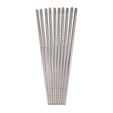 Set of 5 Stainless Steel Chopsticks D.line Asian Noodles Cutlery Kitchen