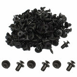 190x Car Body Trim Clips Retainer Bumper Rivets Panel Push Plastic Fastener Set