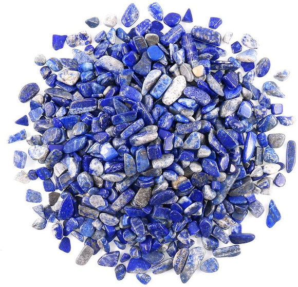 100g Lapis Lazuli Crystal Chips Small Blue Natural Gemstone Polished Stones