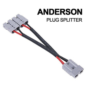 Genuine Anderson Plug 50 Amp Connector Double Y Adapter 6mm Automotive Cable
