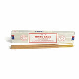 Satya White Sage Incense Sticks Aroma Relaxation Fragrance 15g x 12 Packet