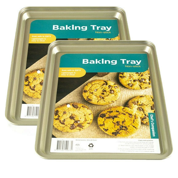 Cookie Baking Tray 36.5 x 26 cm - 2 Pieces