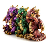 Wise 3 Dragons Decoration Gift Home Decor Design Yoga Meditation
